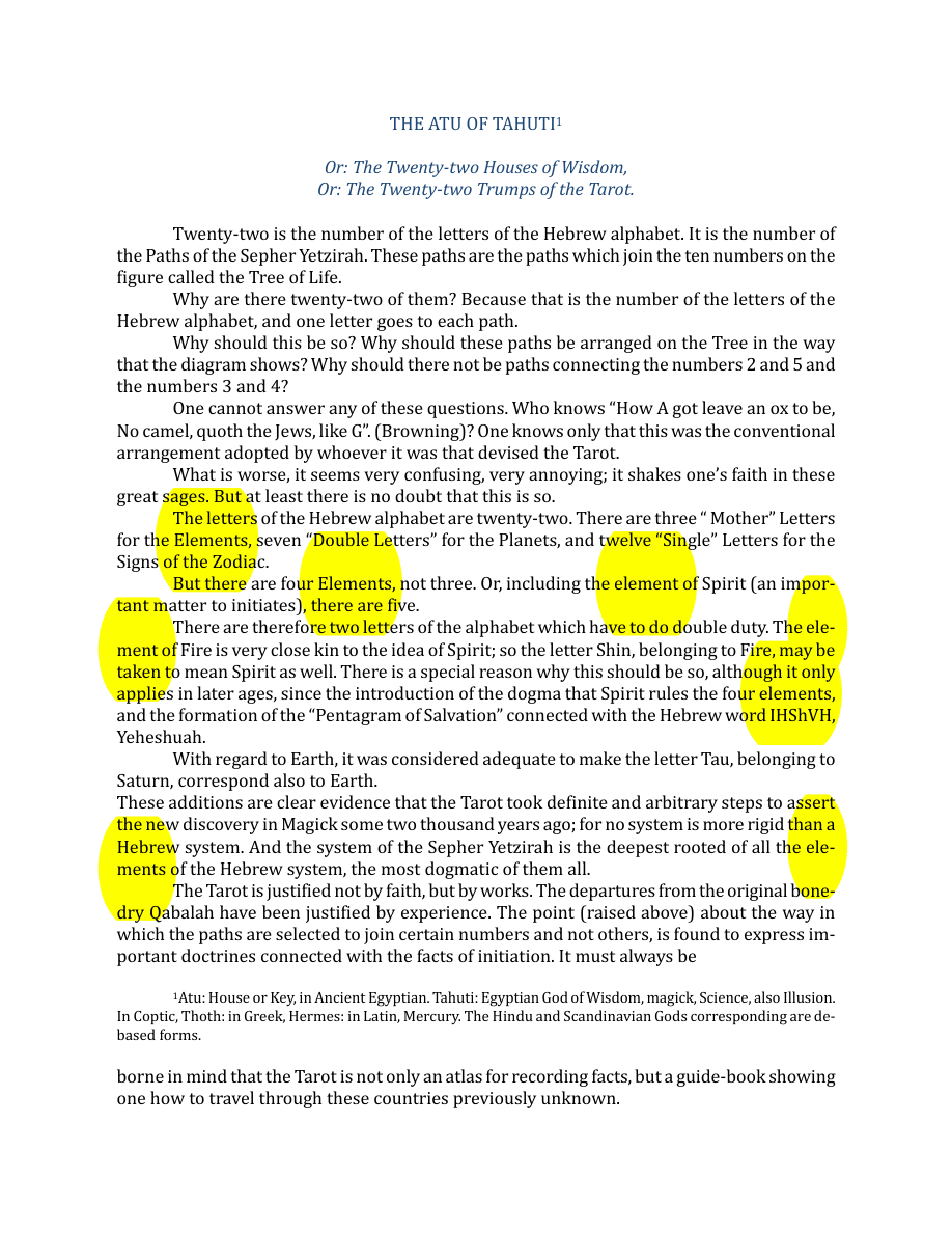 Original scan of The Book of Thoth, PDF page 37
