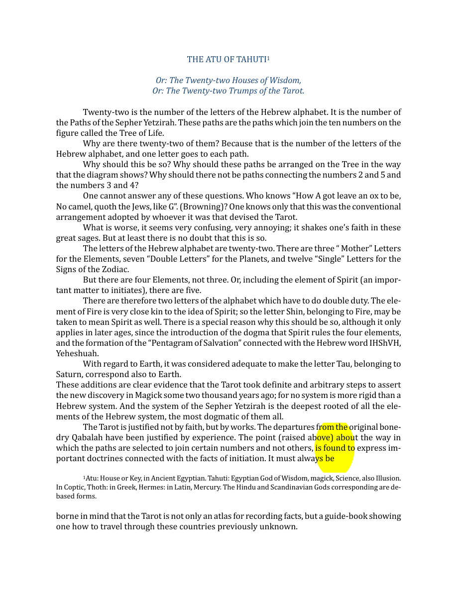 Original scan of The Book of Thoth, PDF page 37