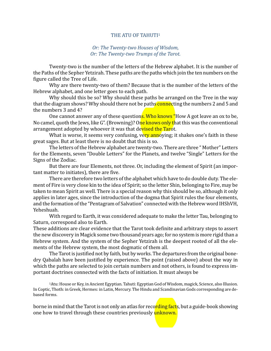 Original scan of The Book of Thoth, PDF page 37