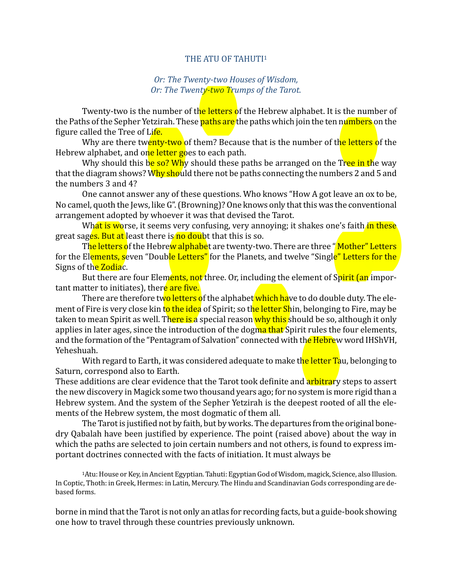 Original scan of The Book of Thoth, PDF page 37