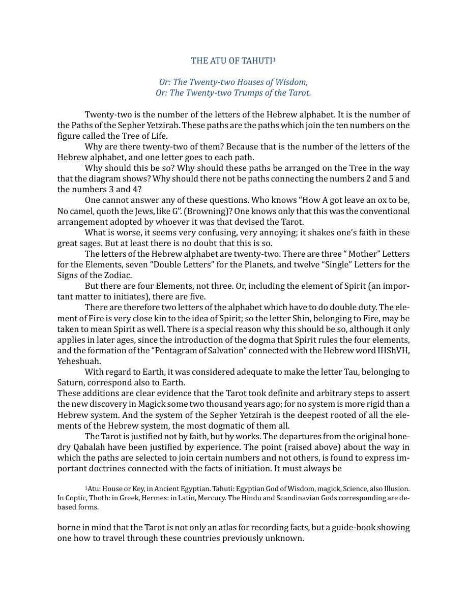 Original scan of The Book of Thoth, PDF page 37