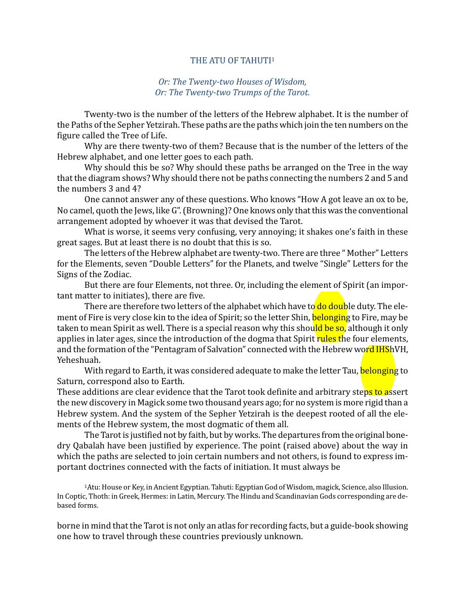 Original scan of The Book of Thoth, PDF page 37