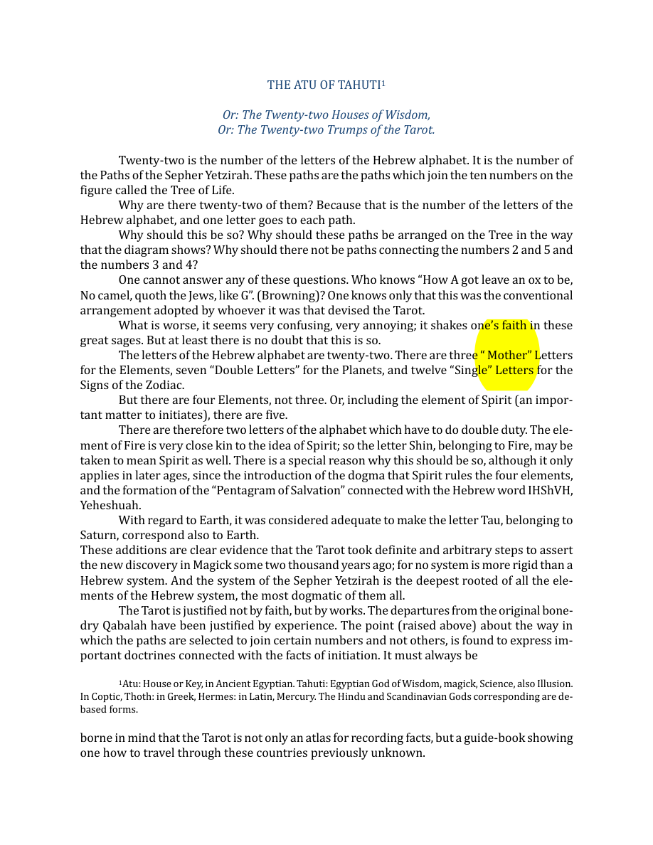 Original scan of The Book of Thoth, PDF page 37