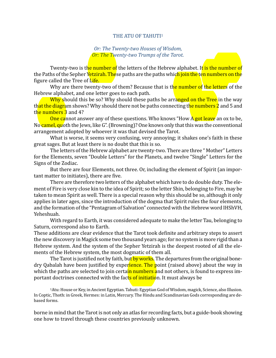 Original scan of The Book of Thoth, PDF page 37