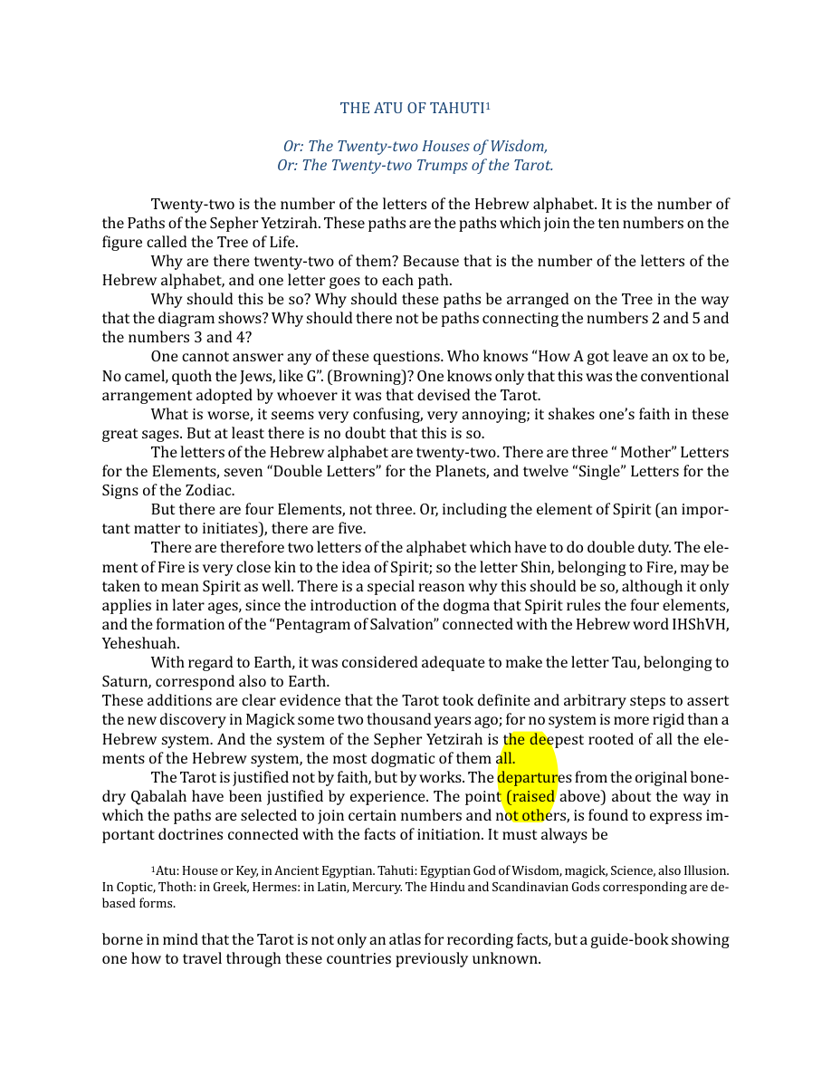 Original scan of The Book of Thoth, PDF page 37
