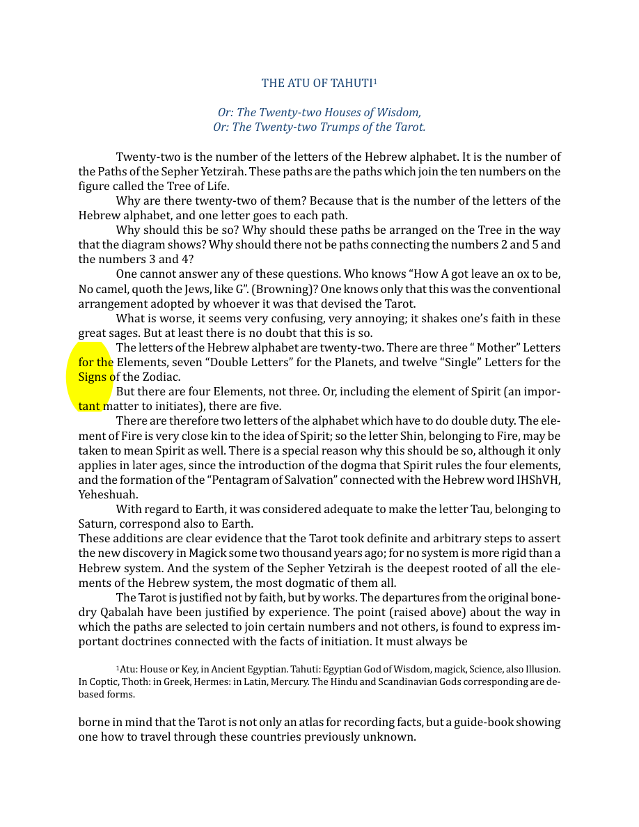 Original scan of The Book of Thoth, PDF page 37