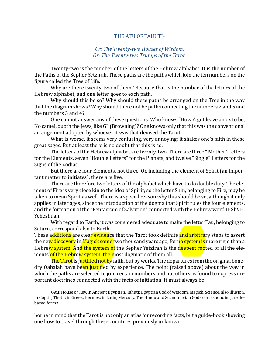 Original scan of The Book of Thoth, PDF page 37