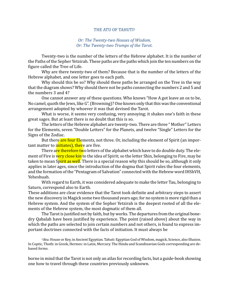 Original scan of The Book of Thoth, PDF page 37