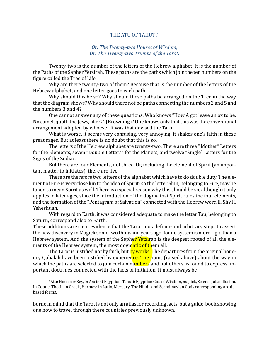 Original scan of The Book of Thoth, PDF page 37