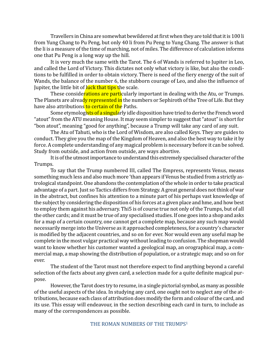 Original scan of The Book of Thoth, PDF page 38