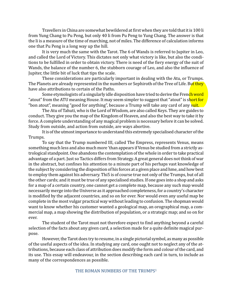Original scan of The Book of Thoth, PDF page 38