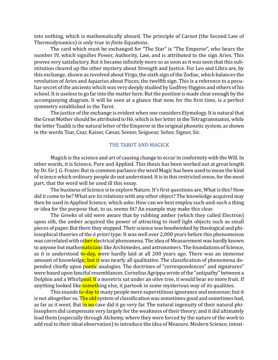 Original scan of The Book of Thoth, PDF page 40