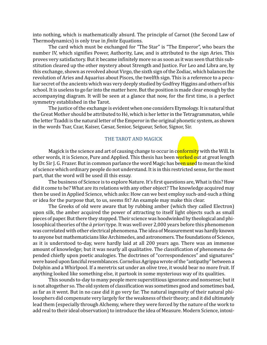 Original scan of The Book of Thoth, PDF page 40