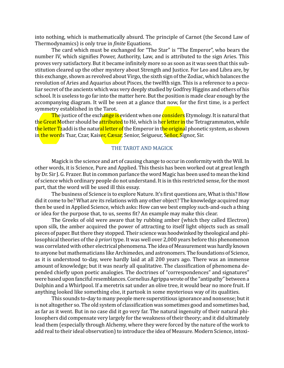 Original scan of The Book of Thoth, PDF page 40