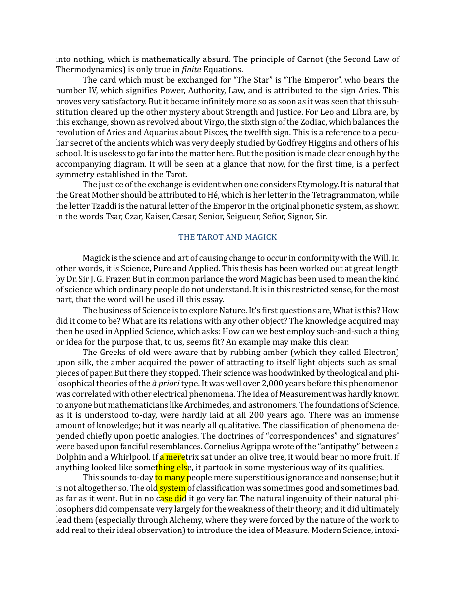 Original scan of The Book of Thoth, PDF page 40