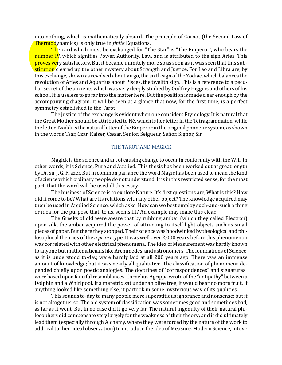 Original scan of The Book of Thoth, PDF page 40
