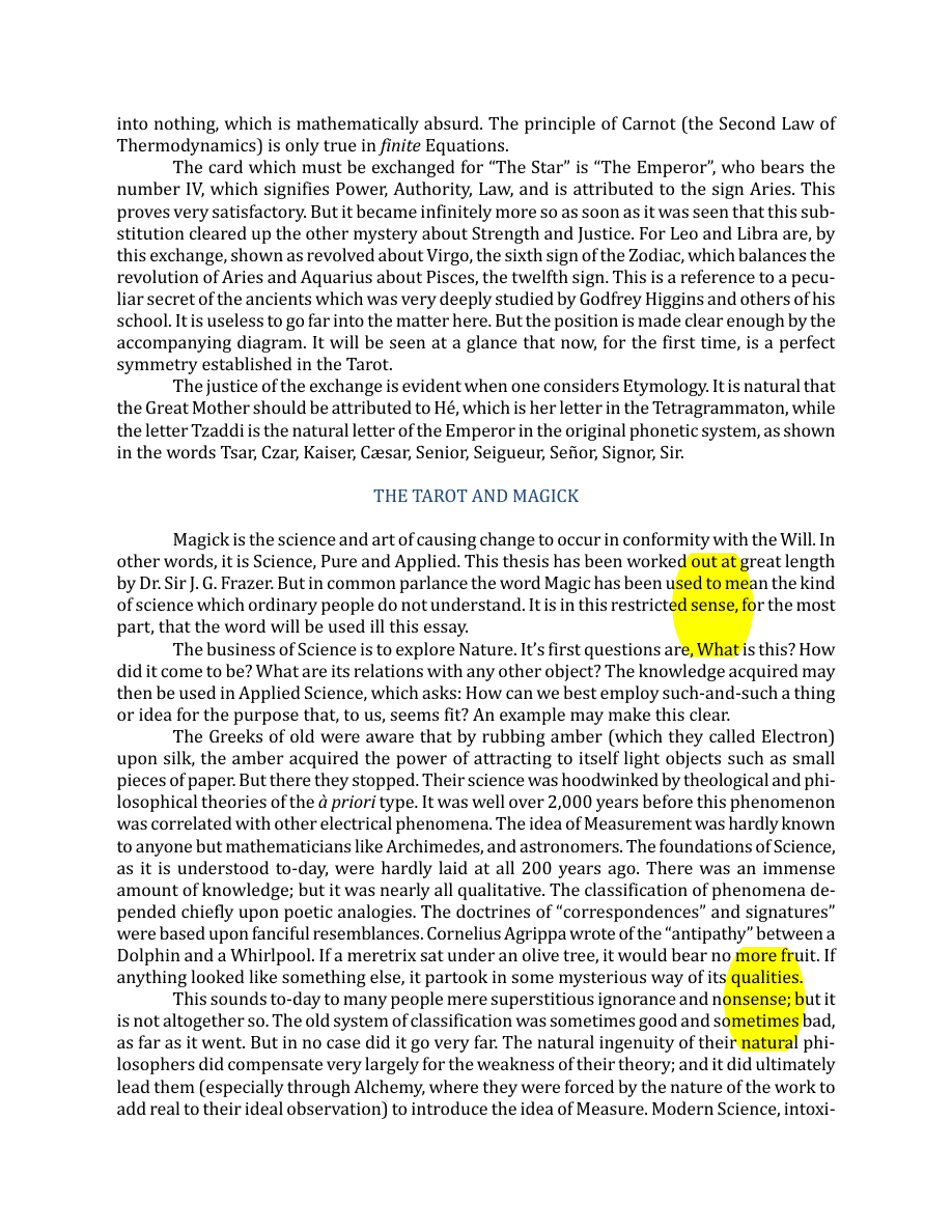 Original scan of The Book of Thoth, PDF page 40