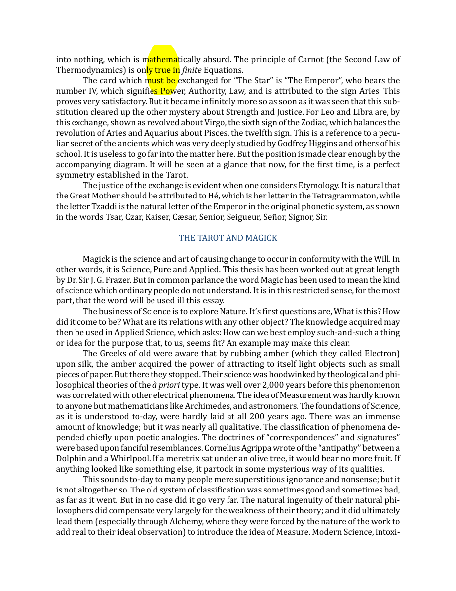 Original scan of The Book of Thoth, PDF page 40