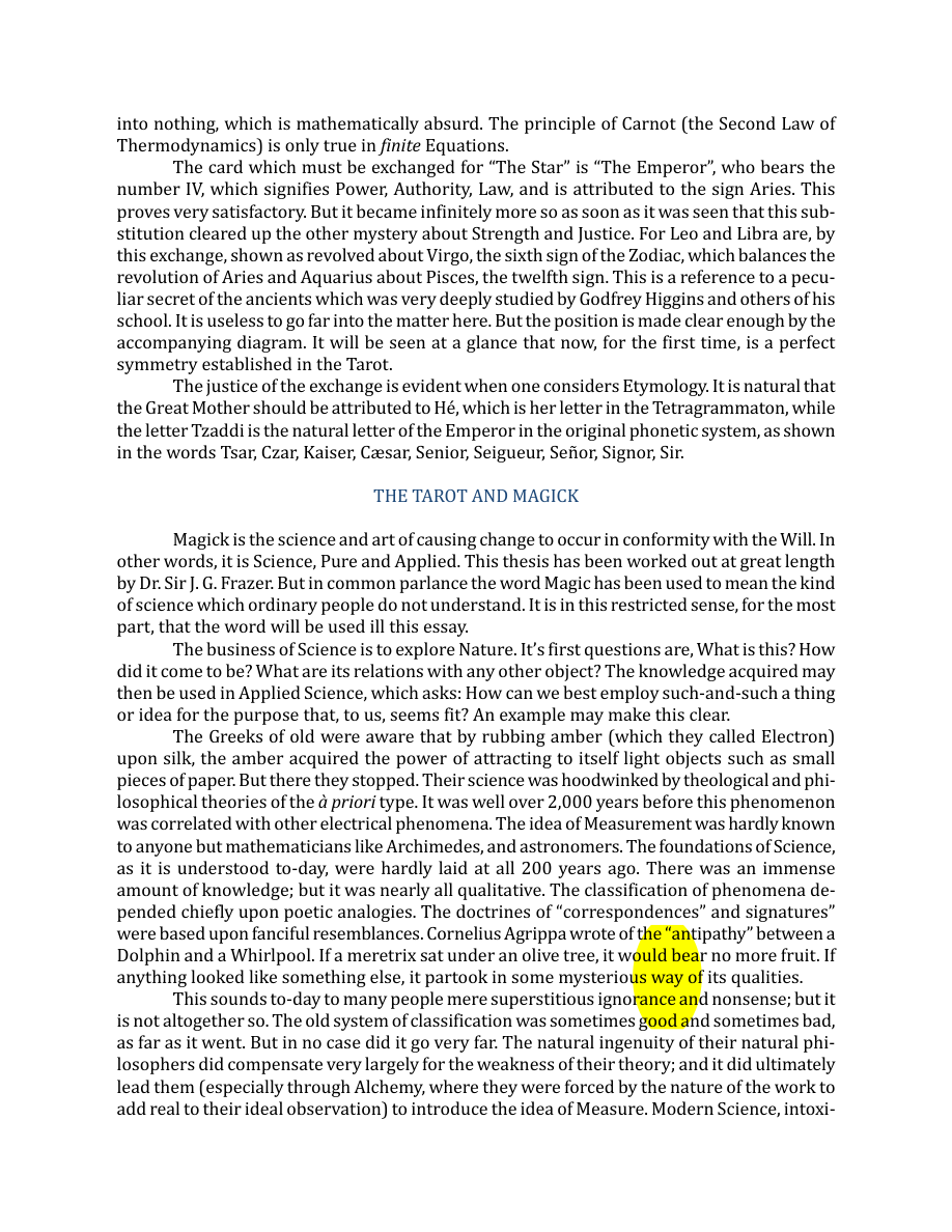 Original scan of The Book of Thoth, PDF page 40