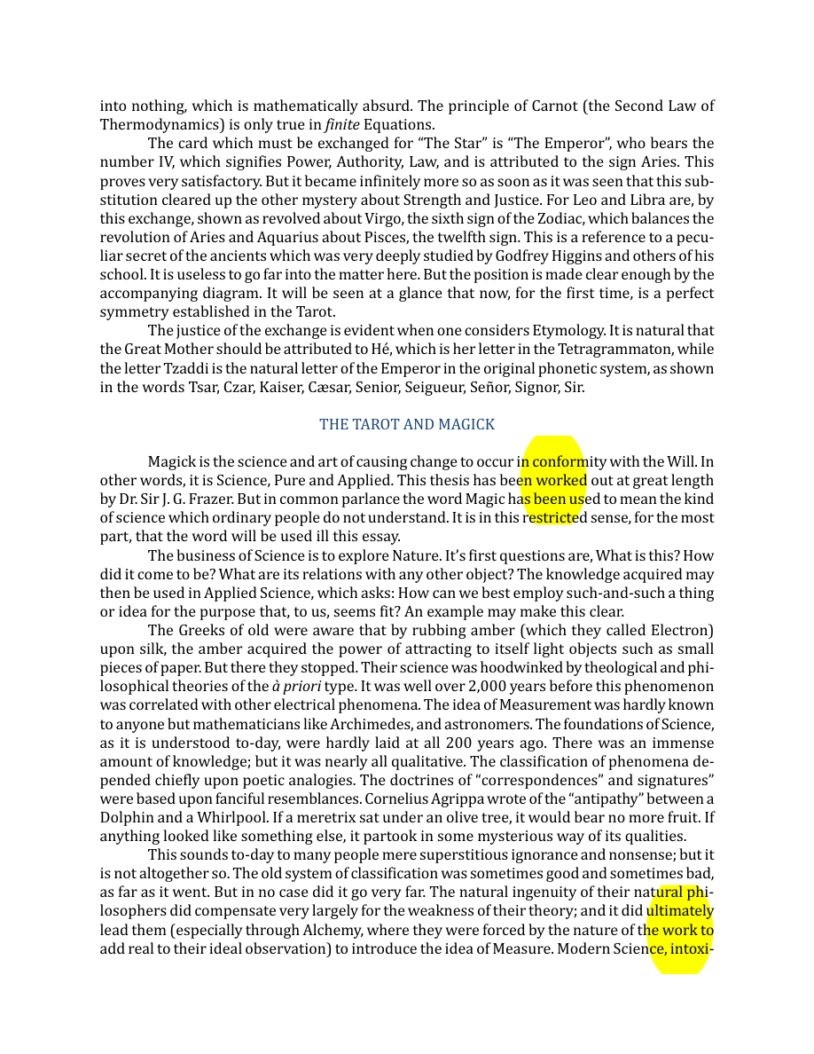 Original scan of The Book of Thoth, PDF page 40