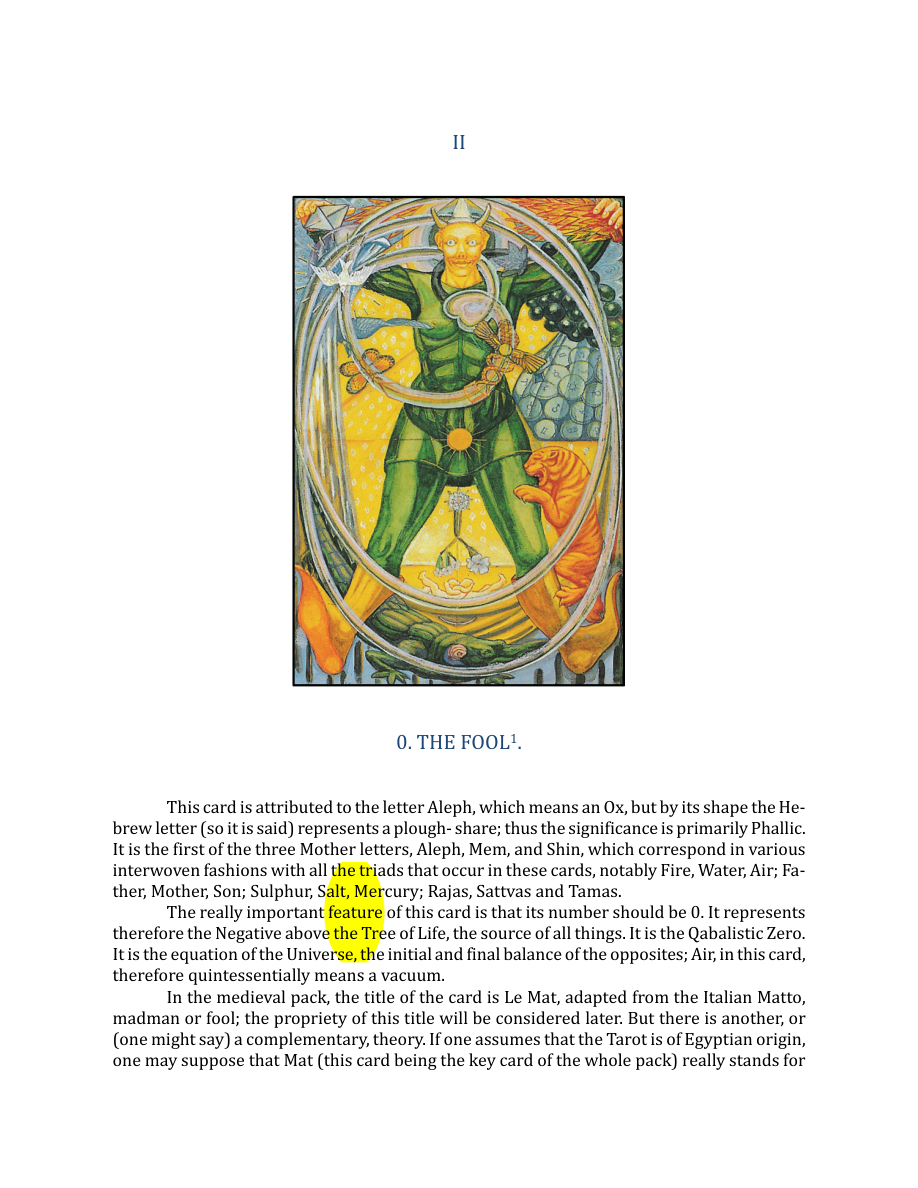 Original scan of The Book of Thoth, PDF page 47