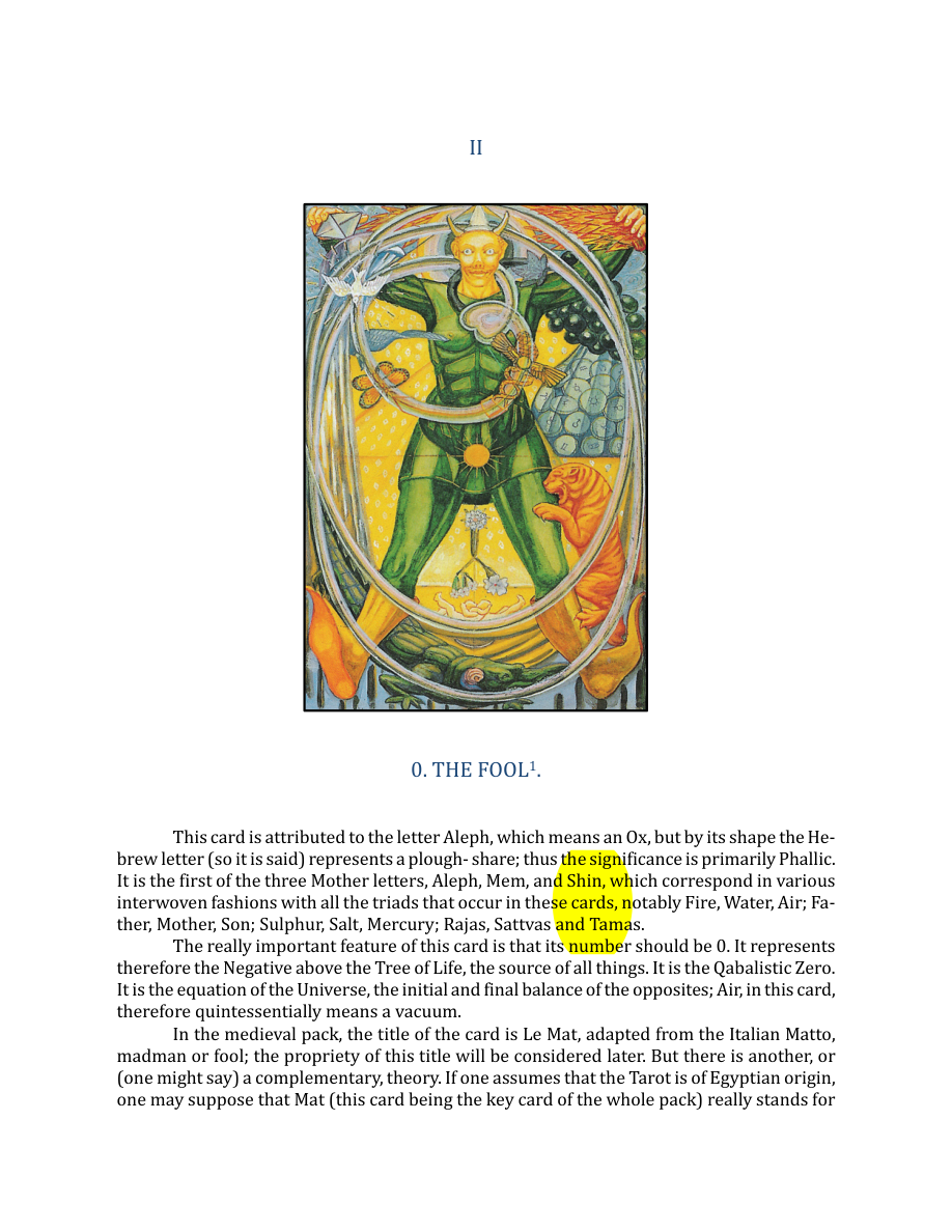 Original scan of The Book of Thoth, PDF page 47