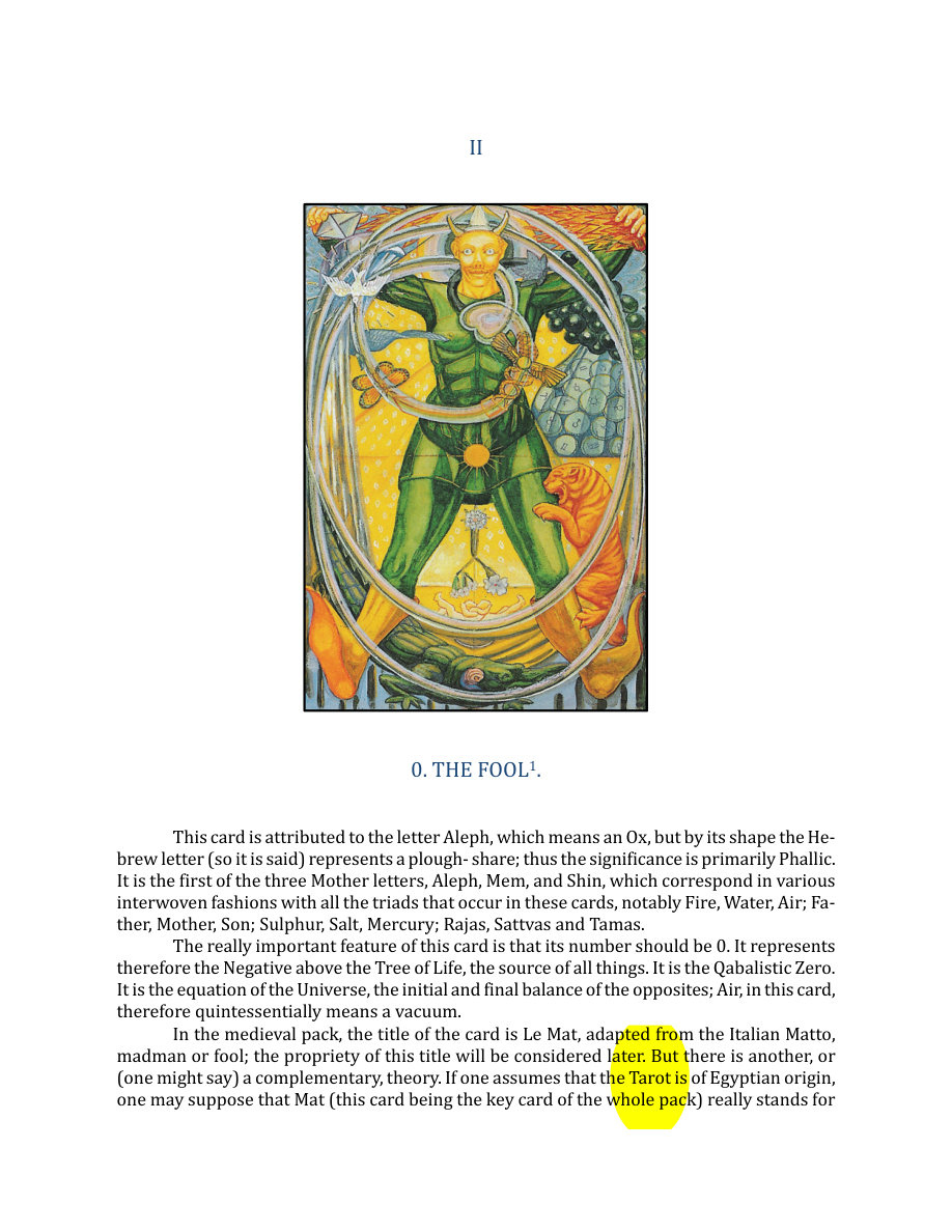 Original scan of The Book of Thoth, PDF page 47