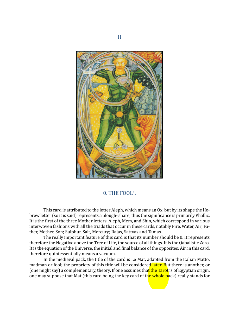 Original scan of The Book of Thoth, PDF page 47