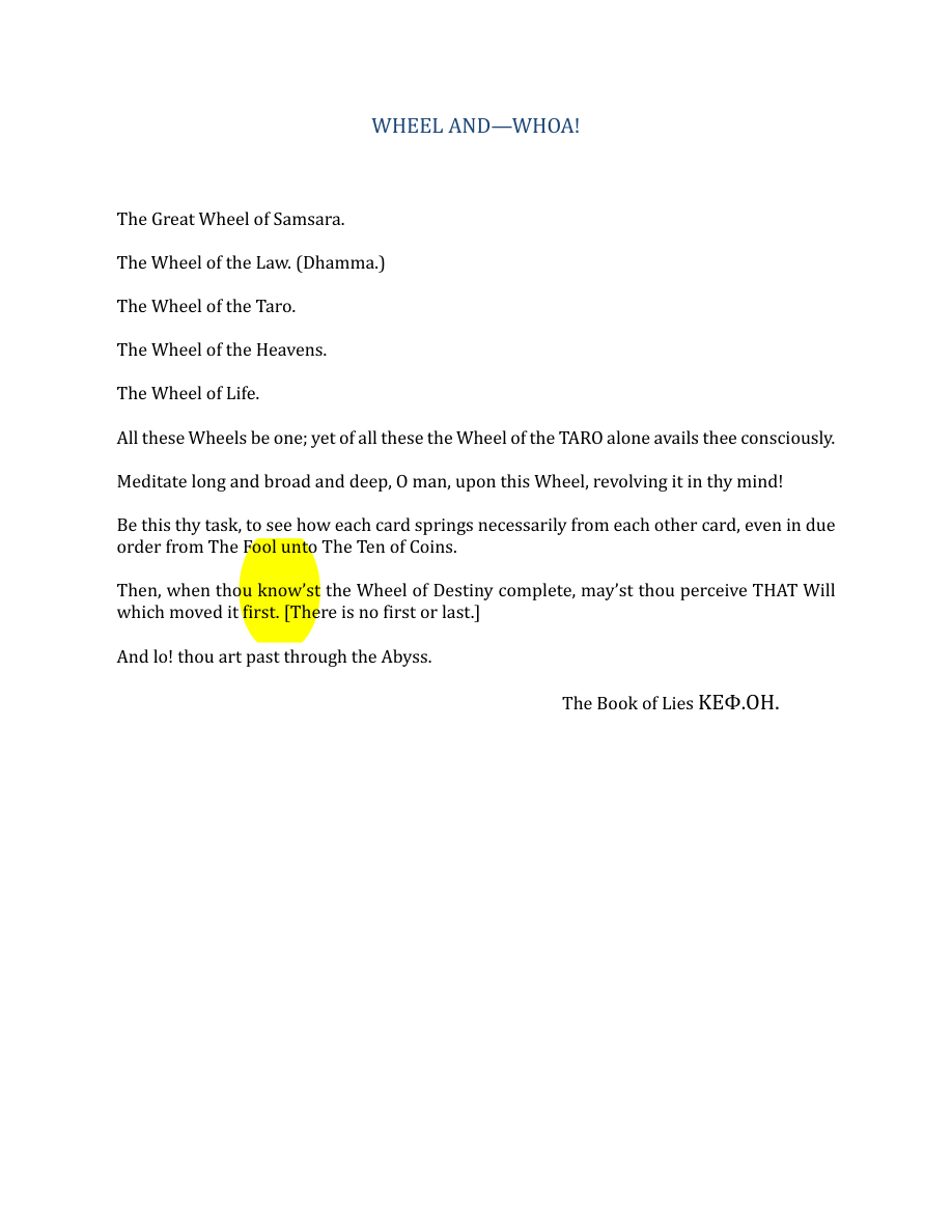 Original scan of The Book of Thoth, PDF page 5