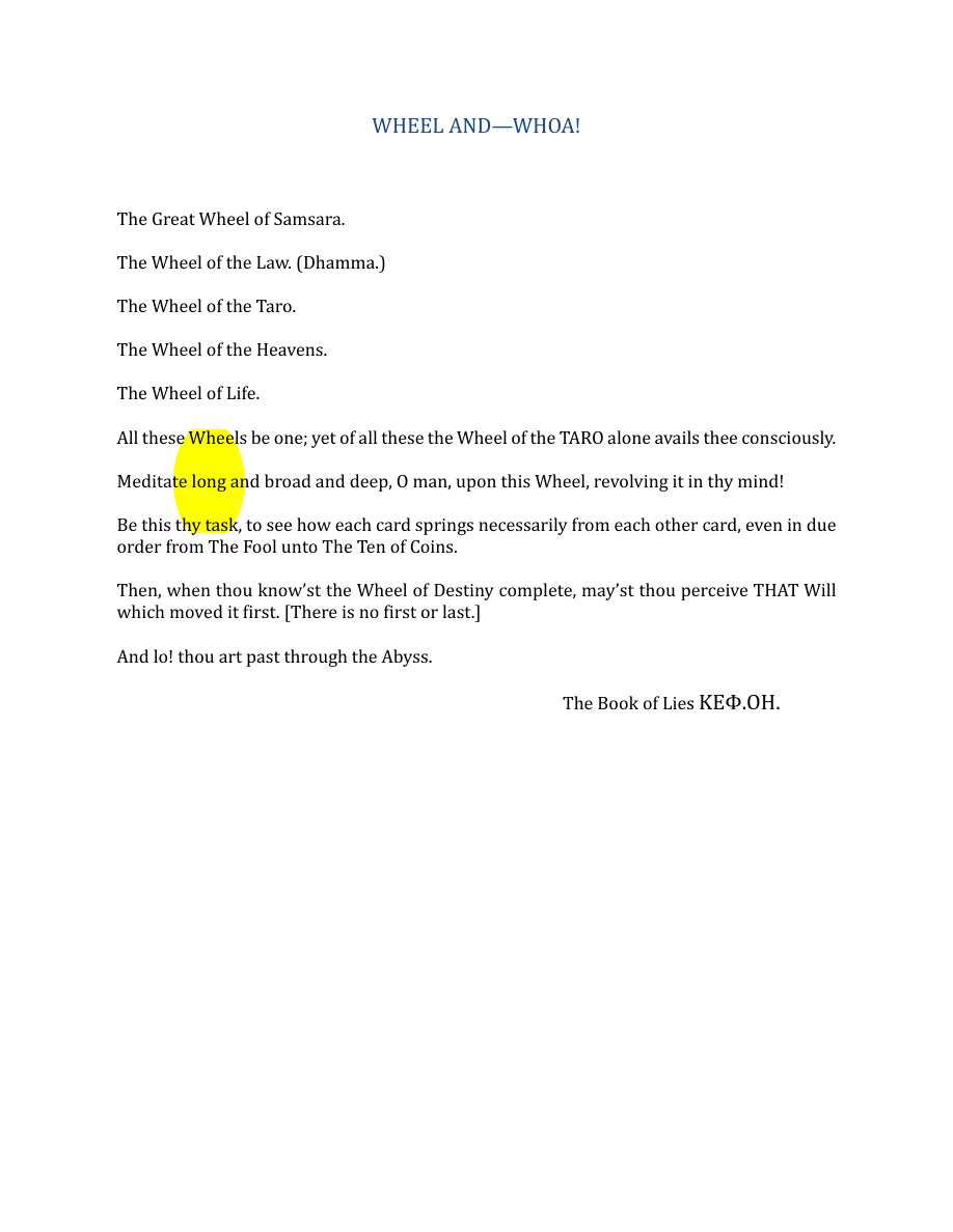 Original scan of The Book of Thoth, PDF page 5