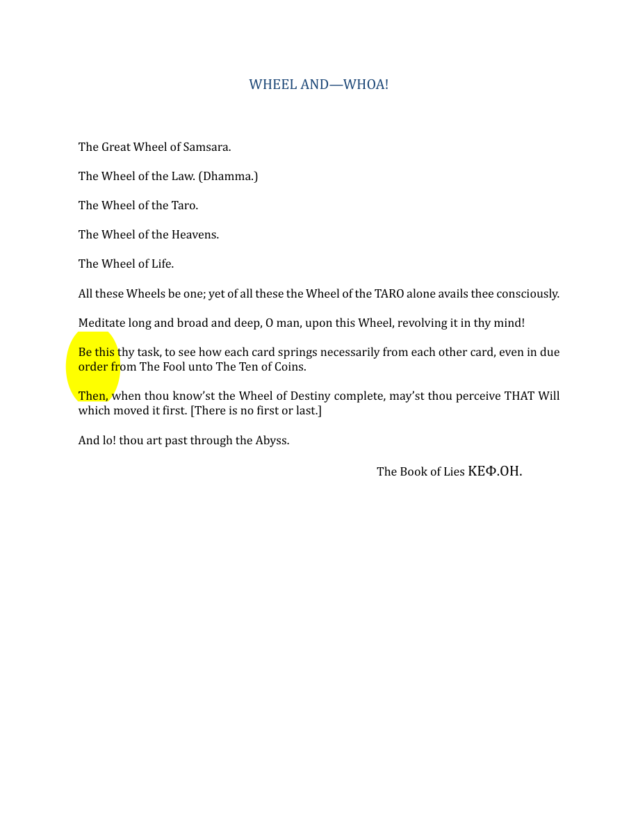 Original scan of The Book of Thoth, PDF page 5