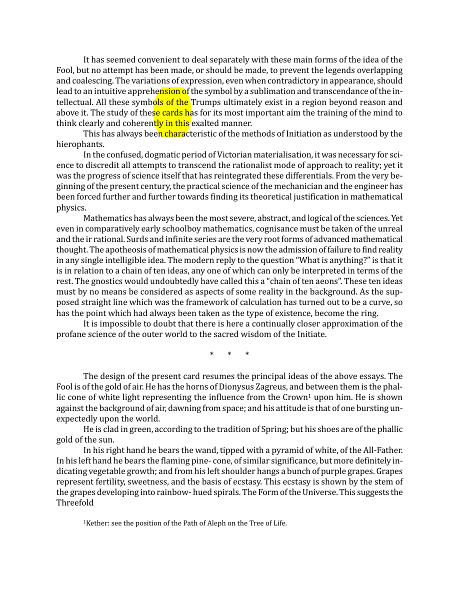 Original scan of The Book of Thoth, PDF page 57