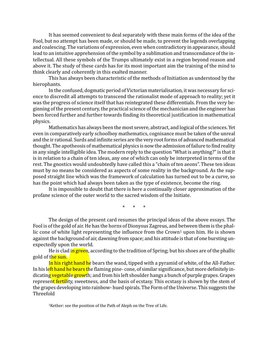 Original scan of The Book of Thoth, PDF page 57