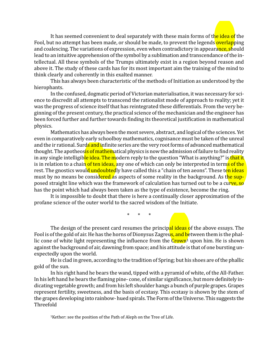Original scan of The Book of Thoth, PDF page 57