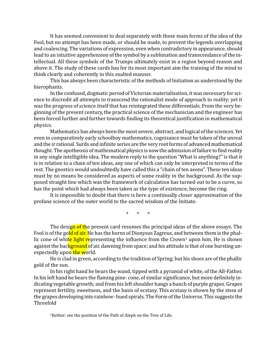 Original scan of The Book of Thoth, PDF page 57