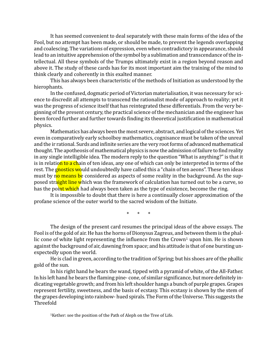 Original scan of The Book of Thoth, PDF page 57