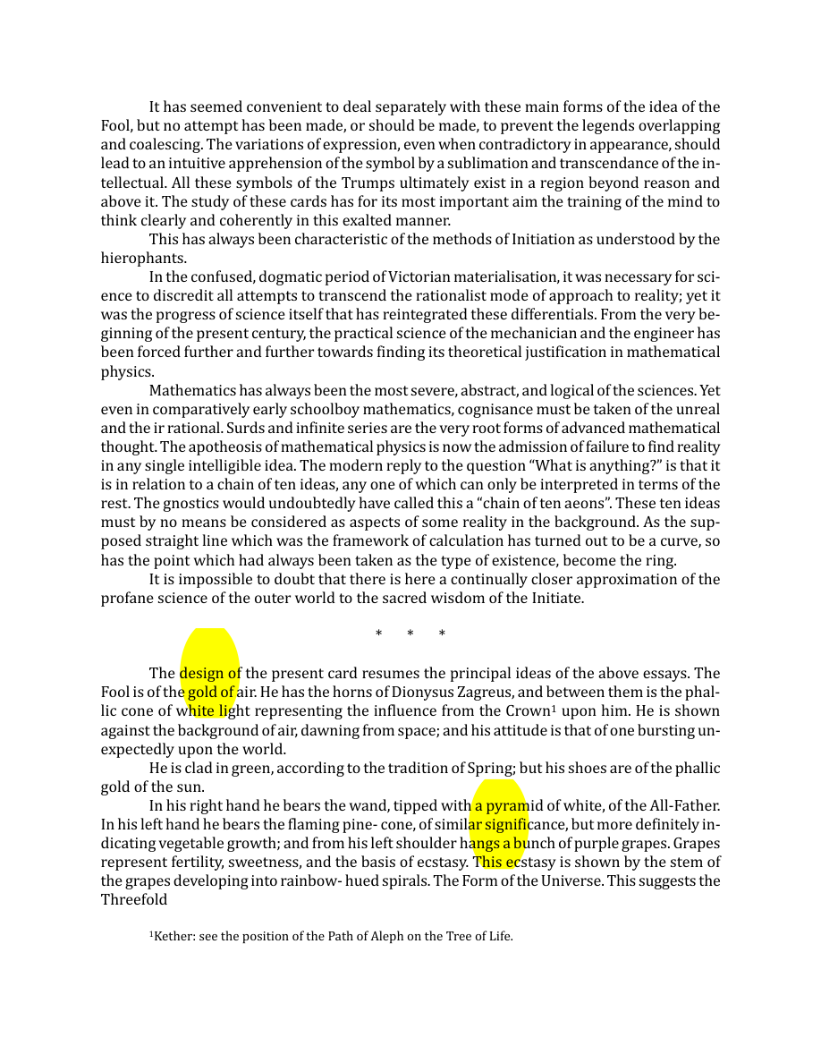 Original scan of The Book of Thoth, PDF page 57