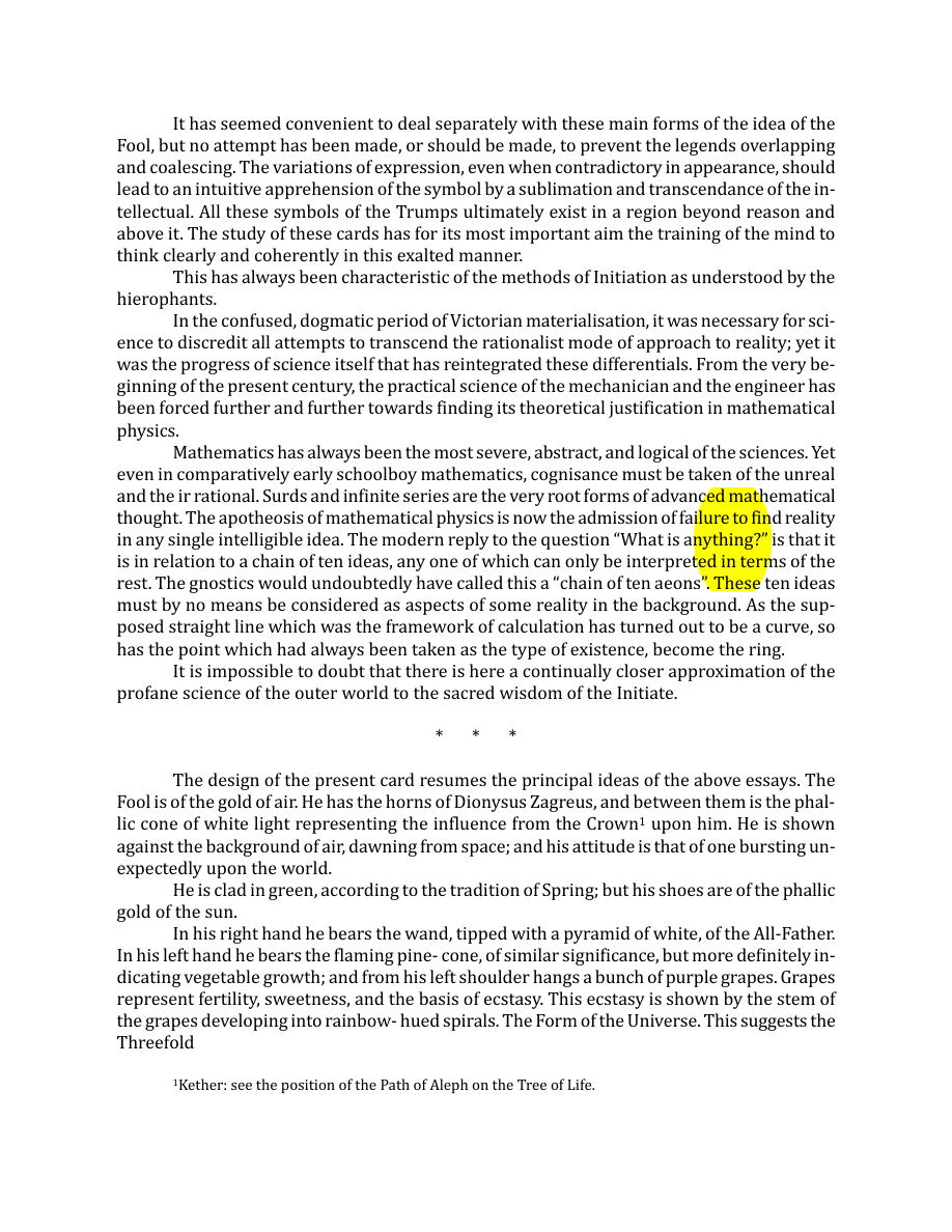 Original scan of The Book of Thoth, PDF page 57