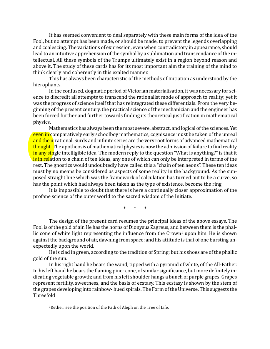 Original scan of The Book of Thoth, PDF page 57
