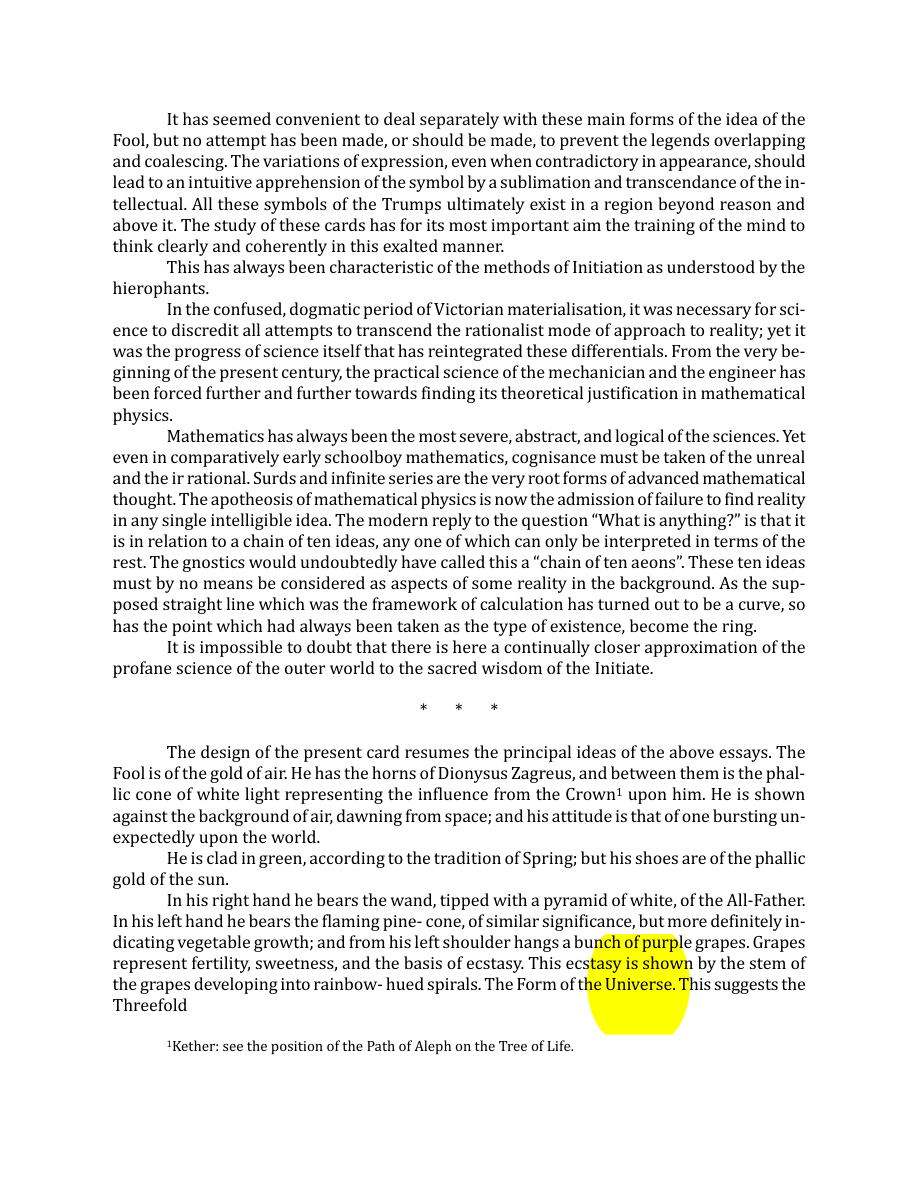 Original scan of The Book of Thoth, PDF page 57