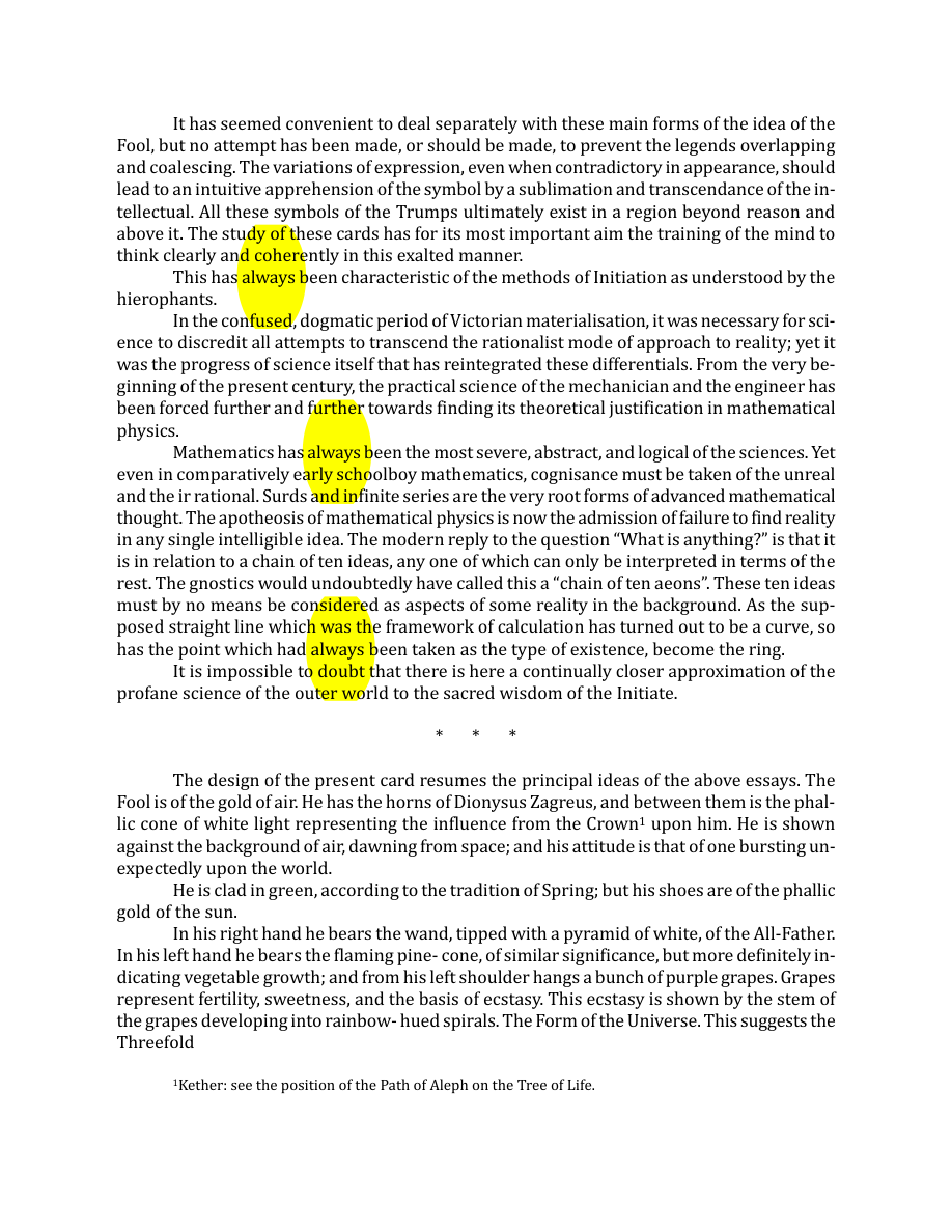 Original scan of The Book of Thoth, PDF page 57