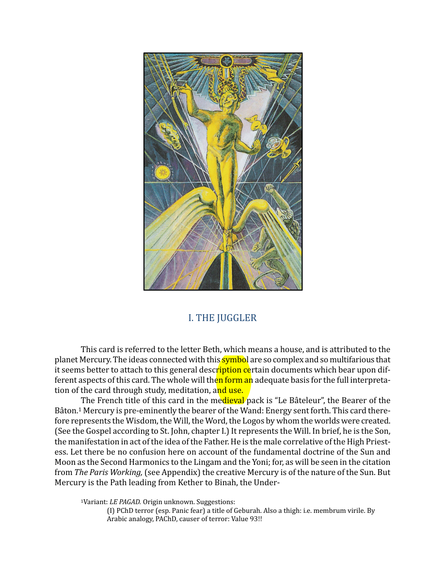 Original scan of The Book of Thoth, PDF page 59