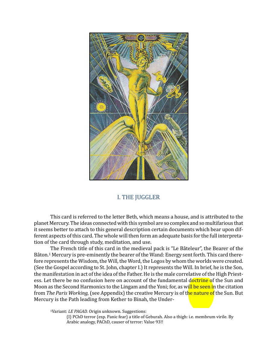 Original scan of The Book of Thoth, PDF page 59