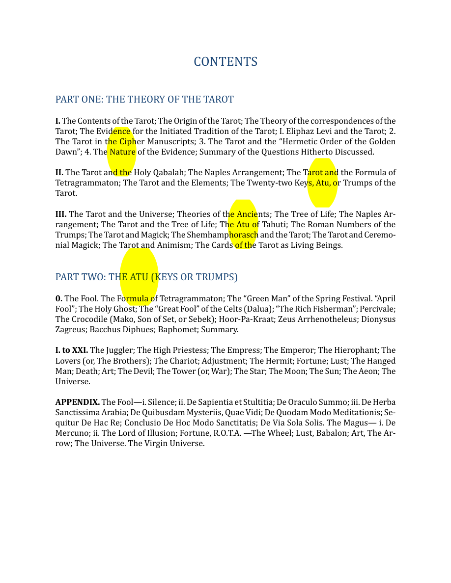 Original scan of The Book of Thoth, PDF page 6