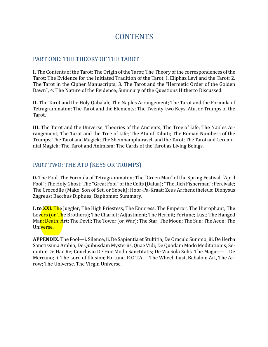 Original scan of The Book of Thoth, PDF page 6