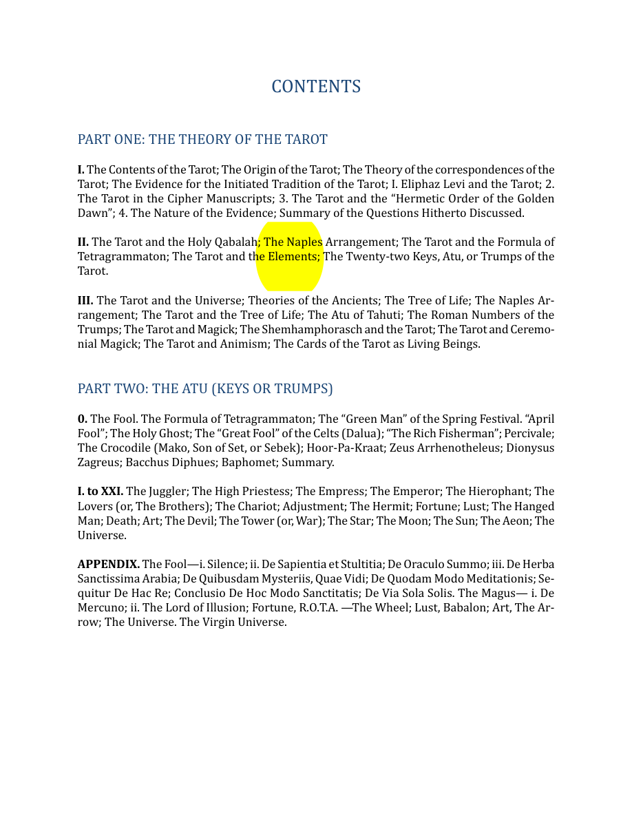 Original scan of The Book of Thoth, PDF page 6