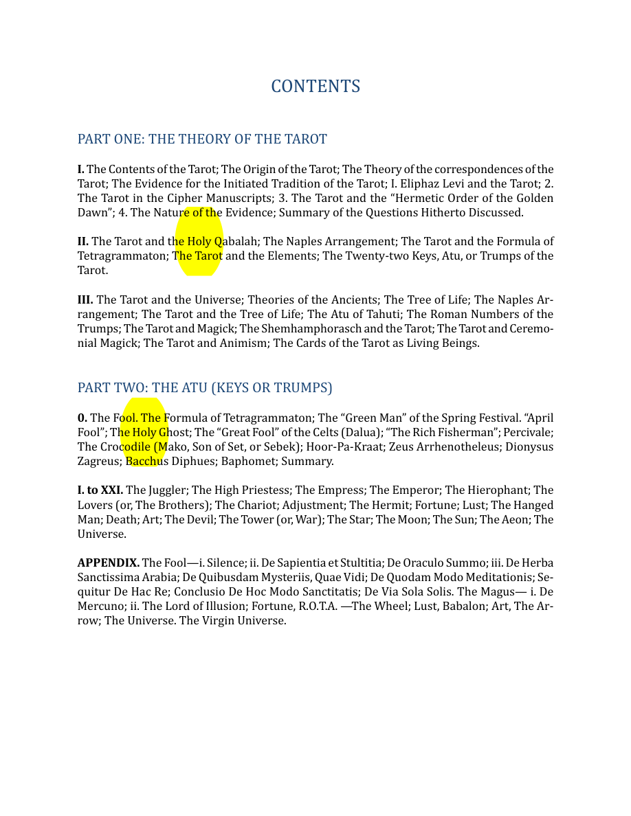 Original scan of The Book of Thoth, PDF page 6
