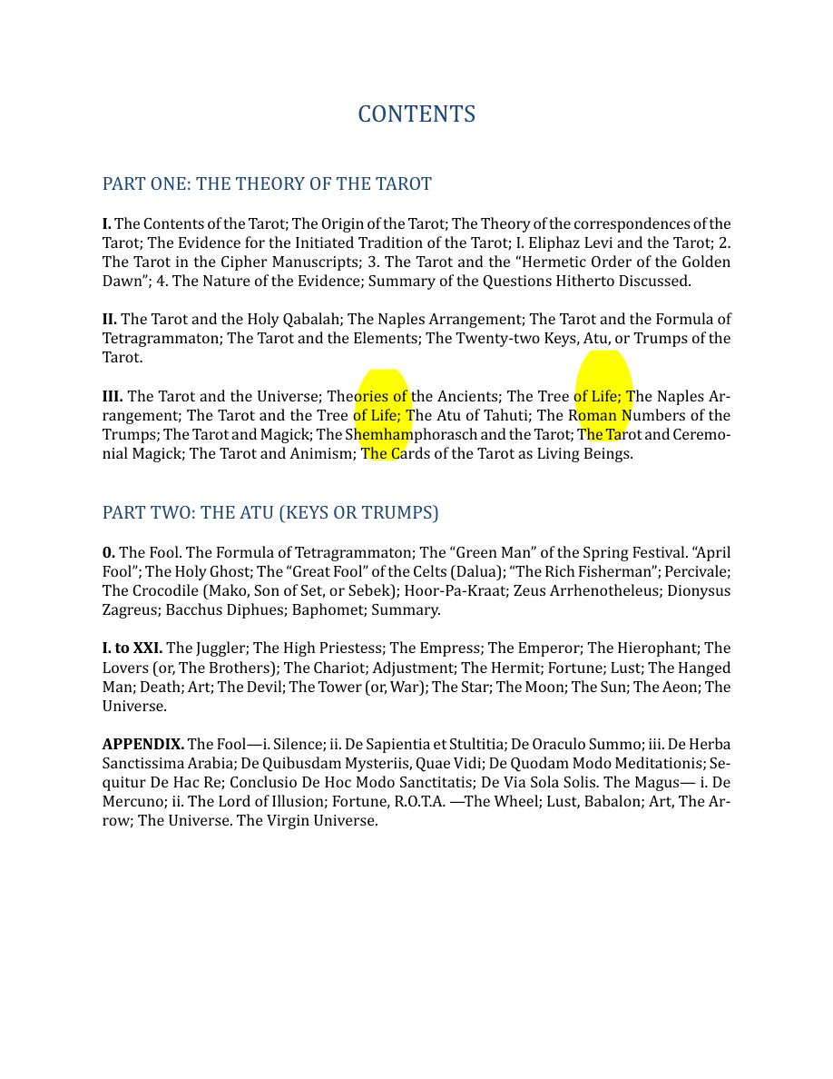 Original scan of The Book of Thoth, PDF page 6