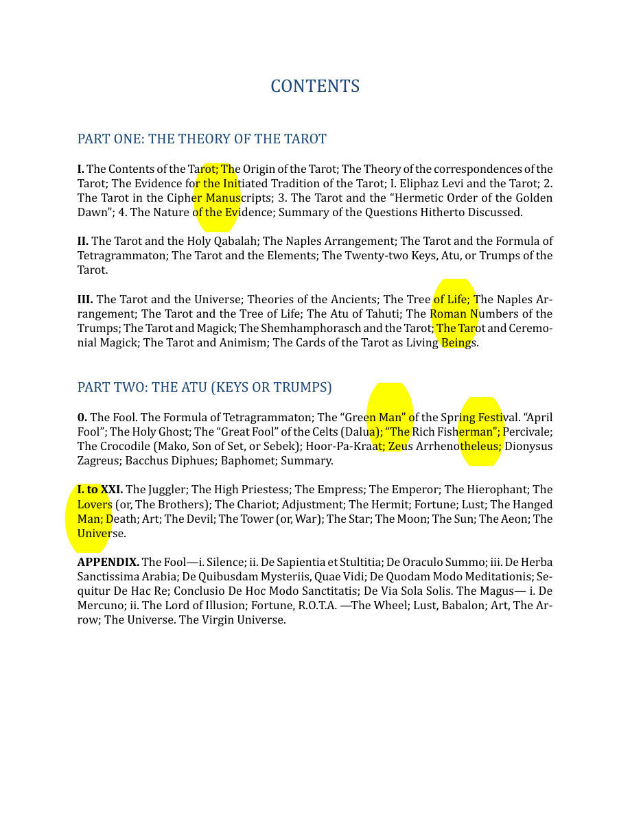 Original scan of The Book of Thoth, PDF page 6