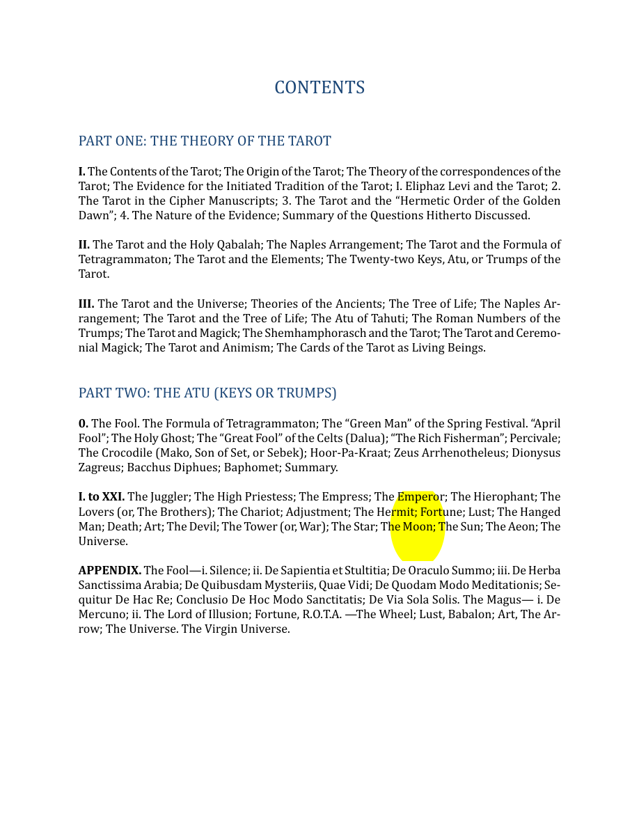 Original scan of The Book of Thoth, PDF page 6